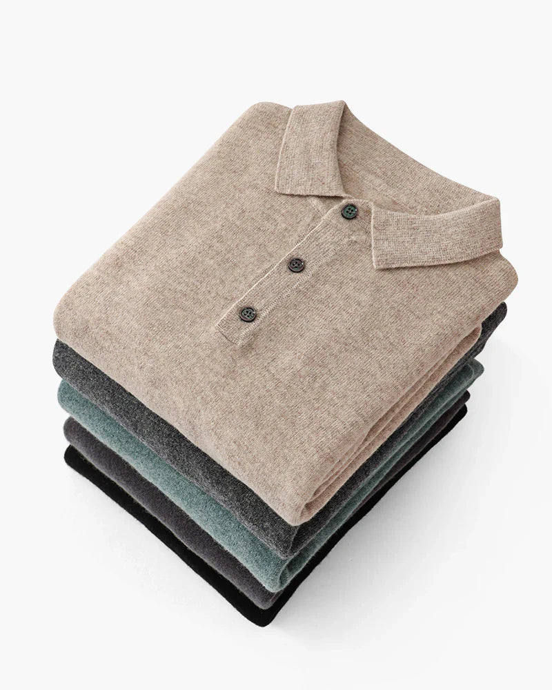 Cesare Cashmere Polo