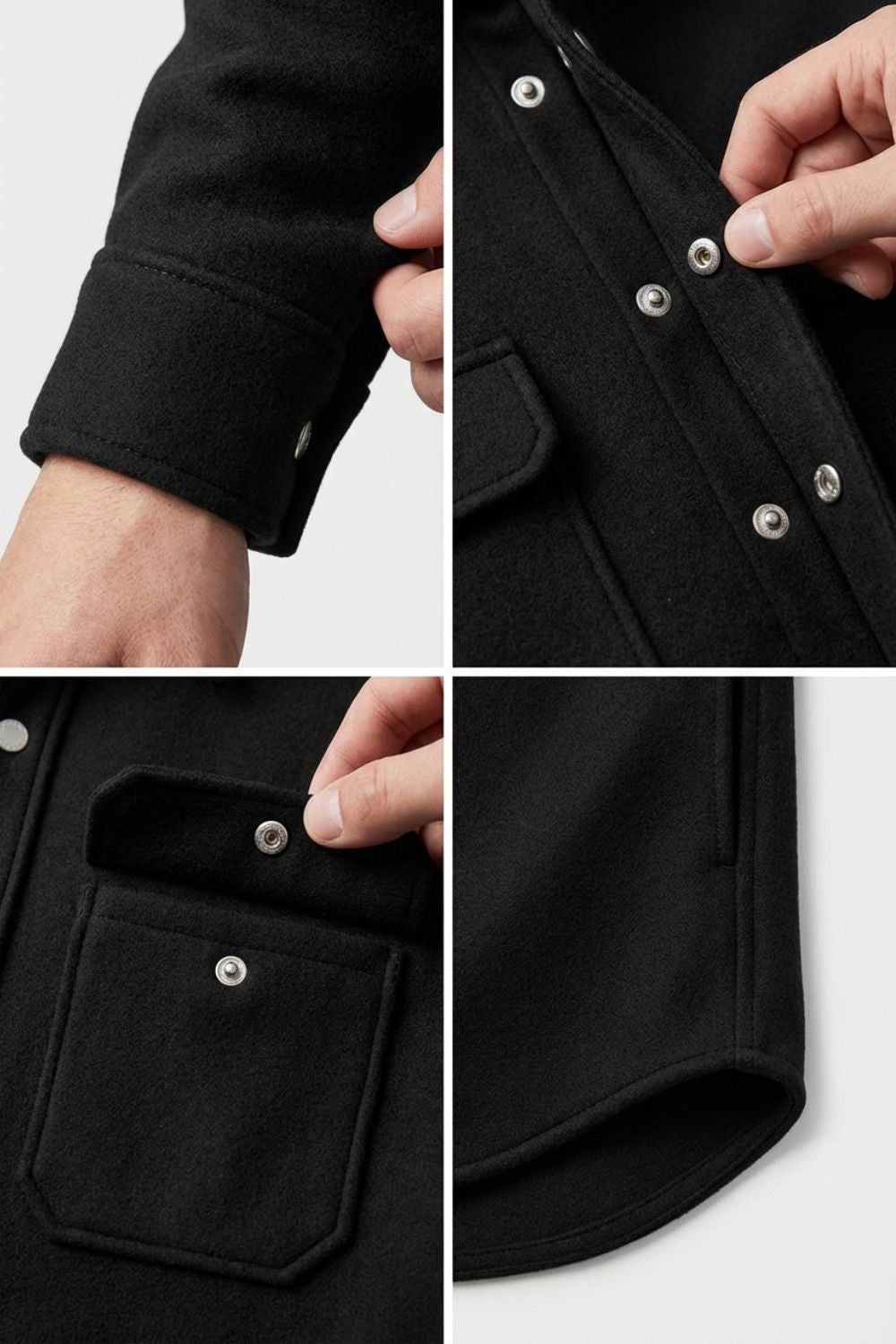 The Signature Black Overshirt