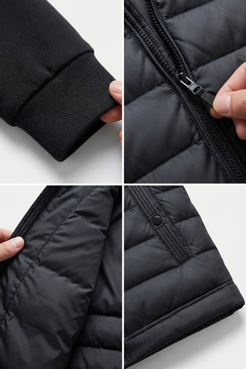 Midnight Hybrid Hooded Jacket