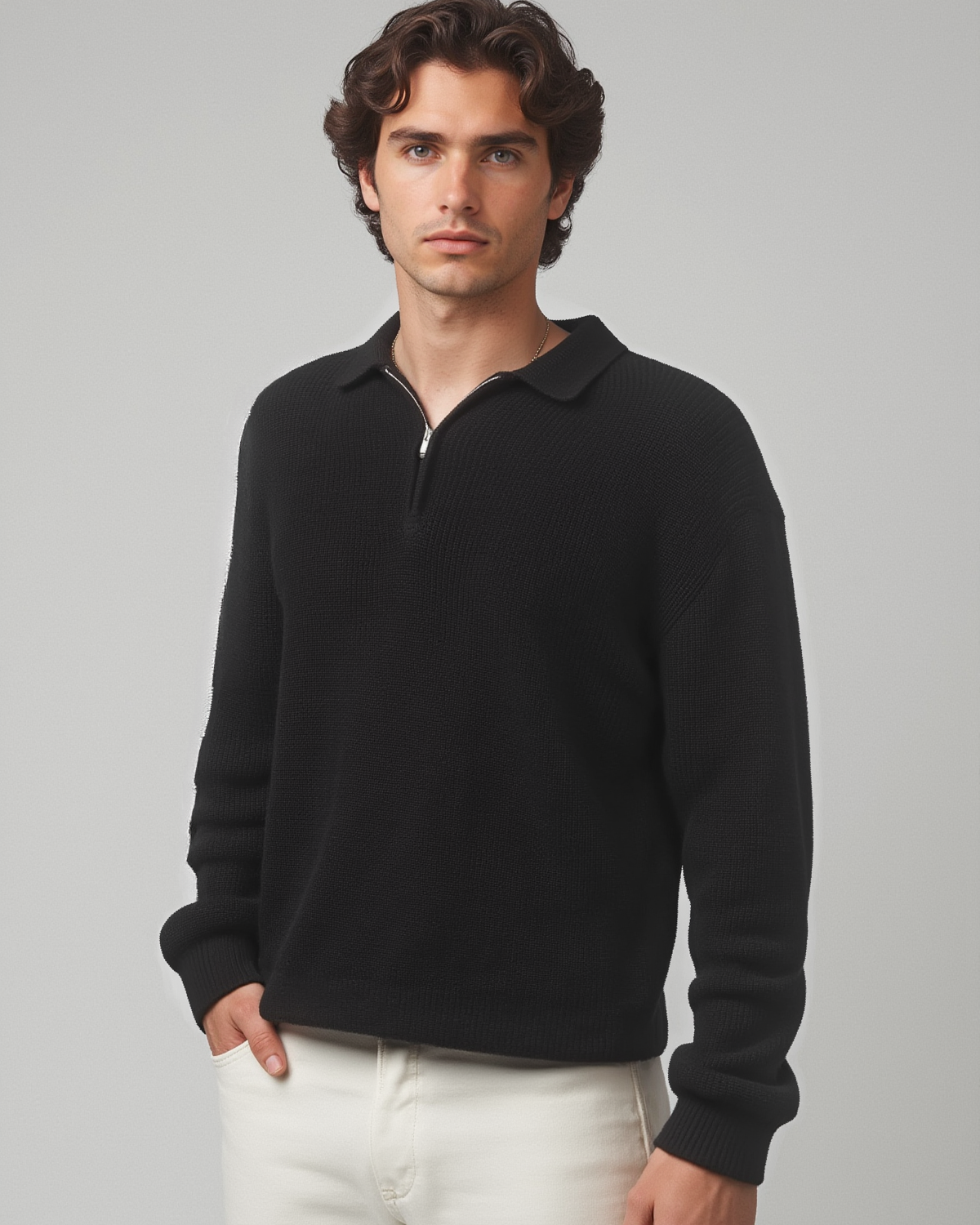 Giovanni Knit Quarter Zip