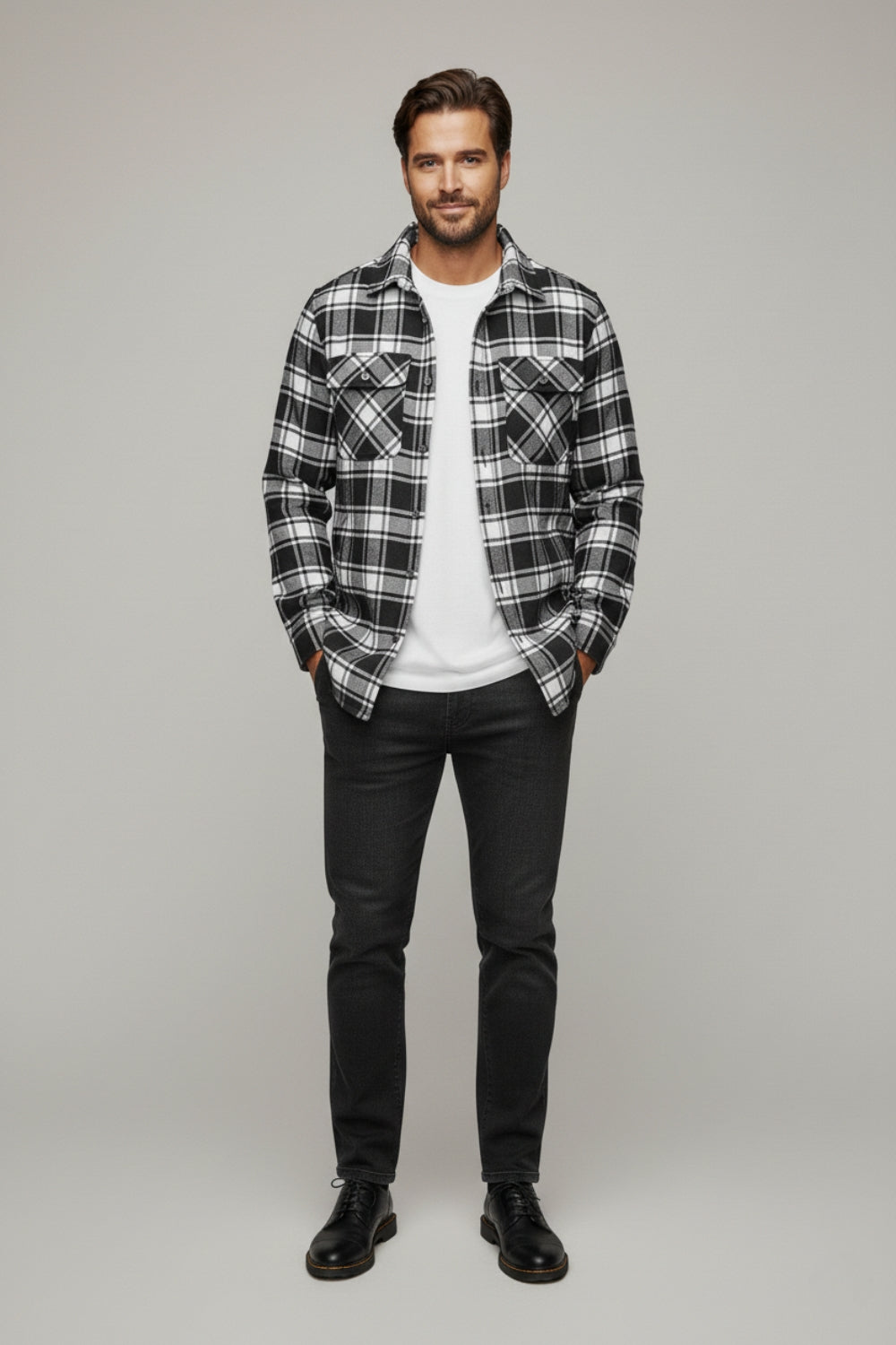 La surchemise noire Highland