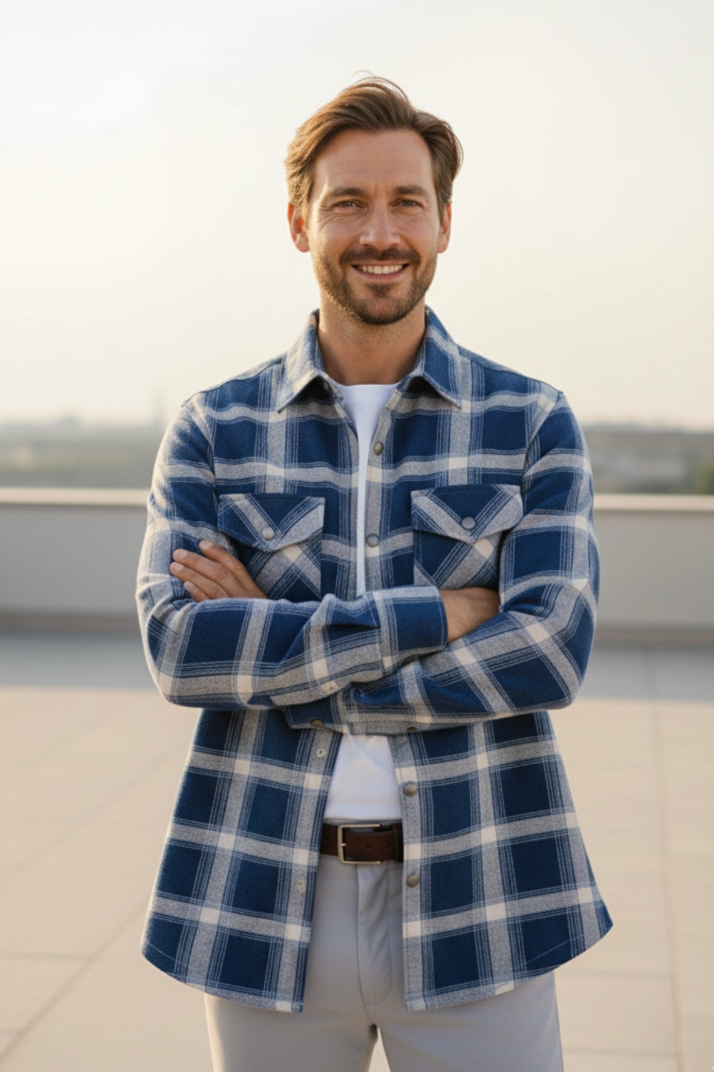 The Highland Blue Overshirt