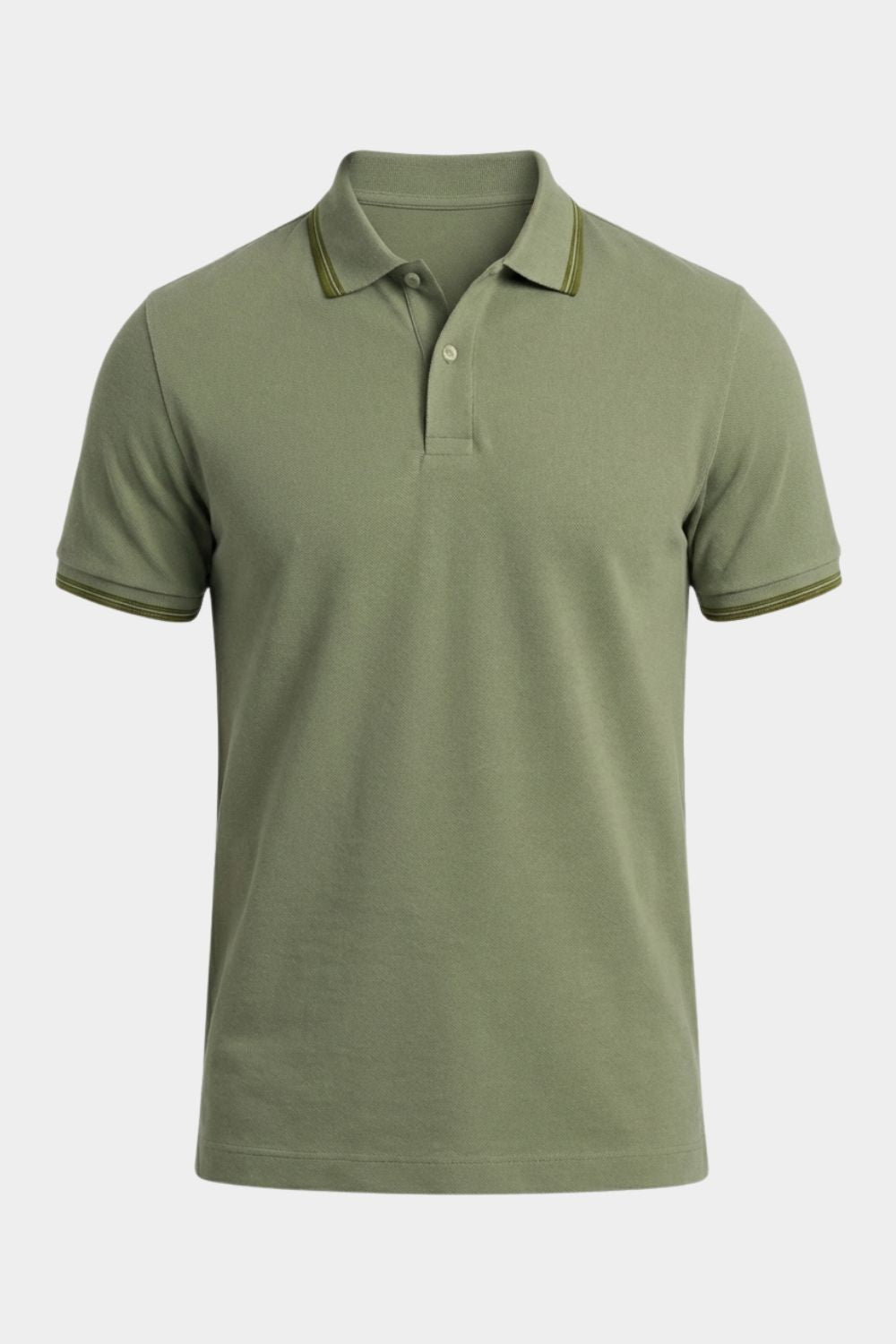 Sage Green Slim Polo