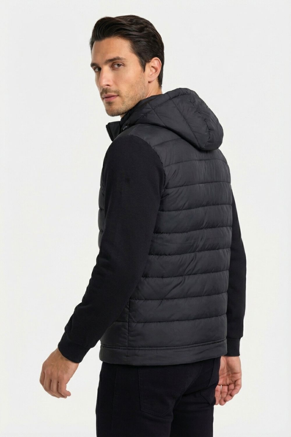Midnight Hybrid Hooded Jacket