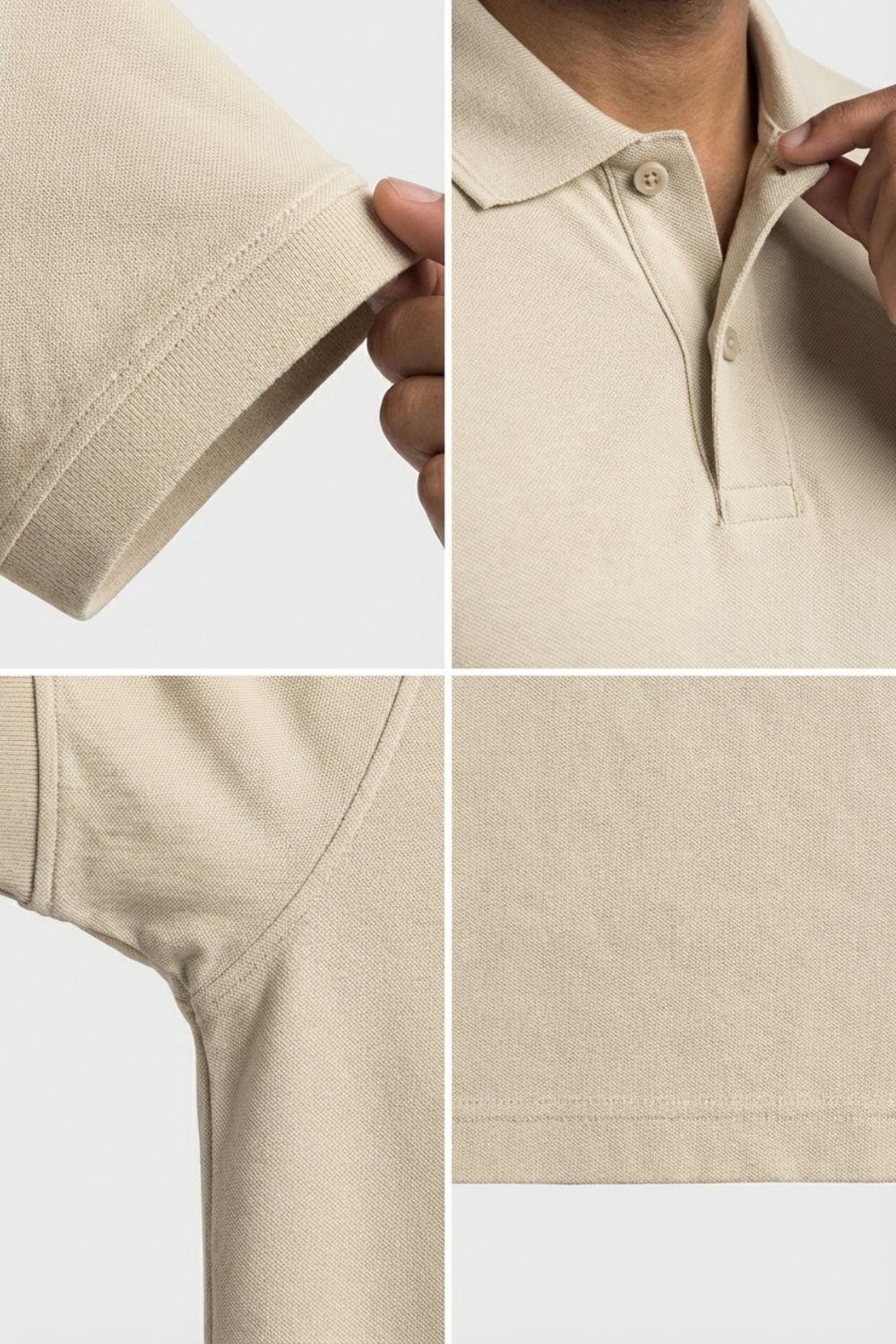Cloud Beige Slim Polo