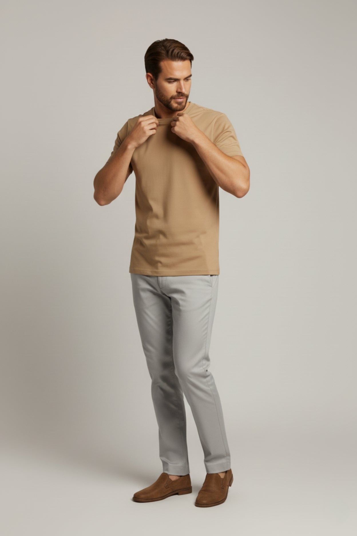 The Basic Taupe T-Shirt