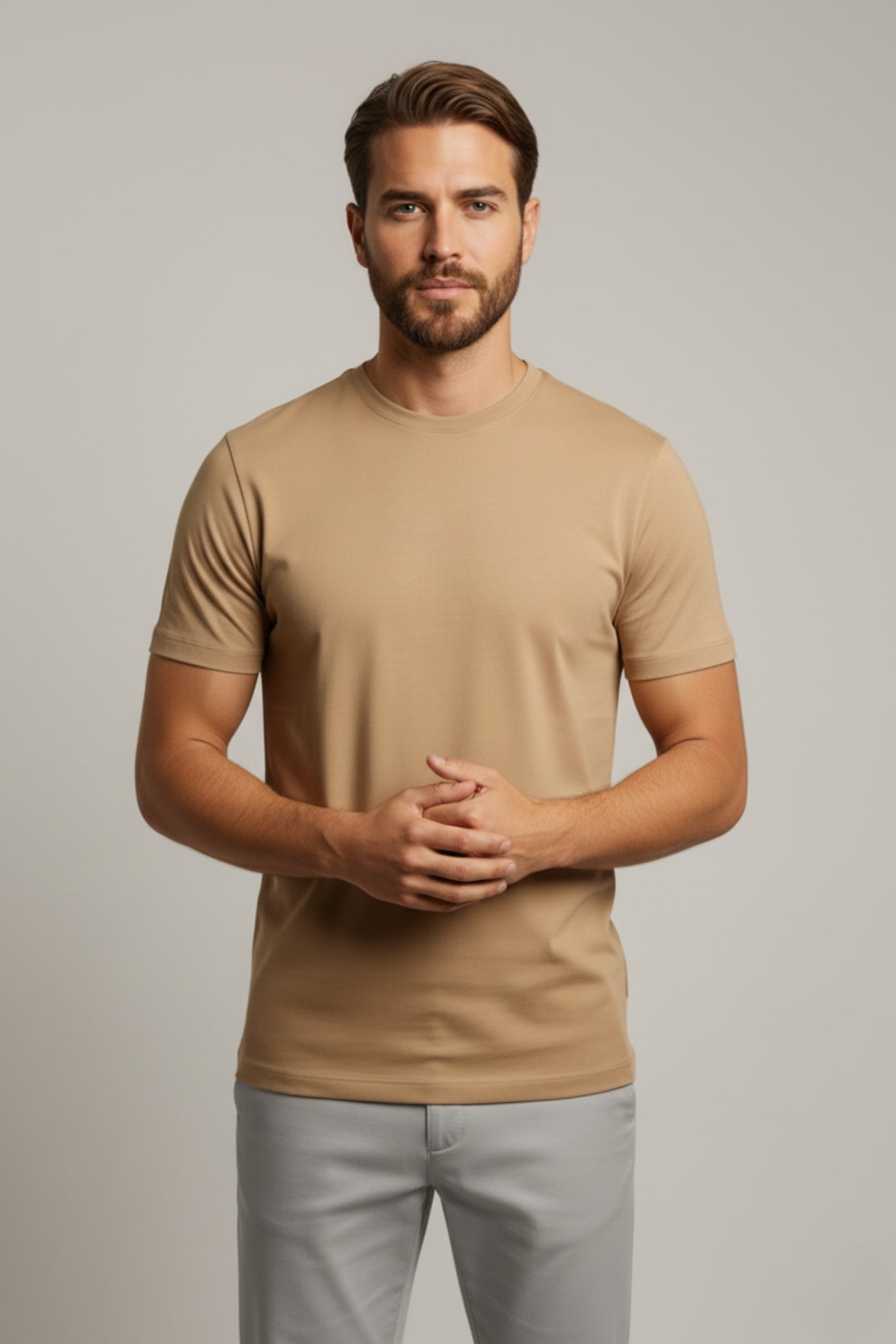 The Basic Taupe T-Shirt