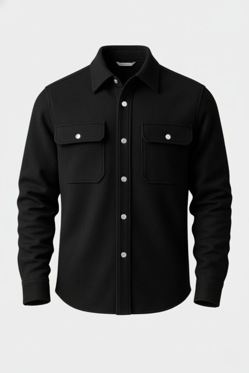 The Signature Black Overshirt