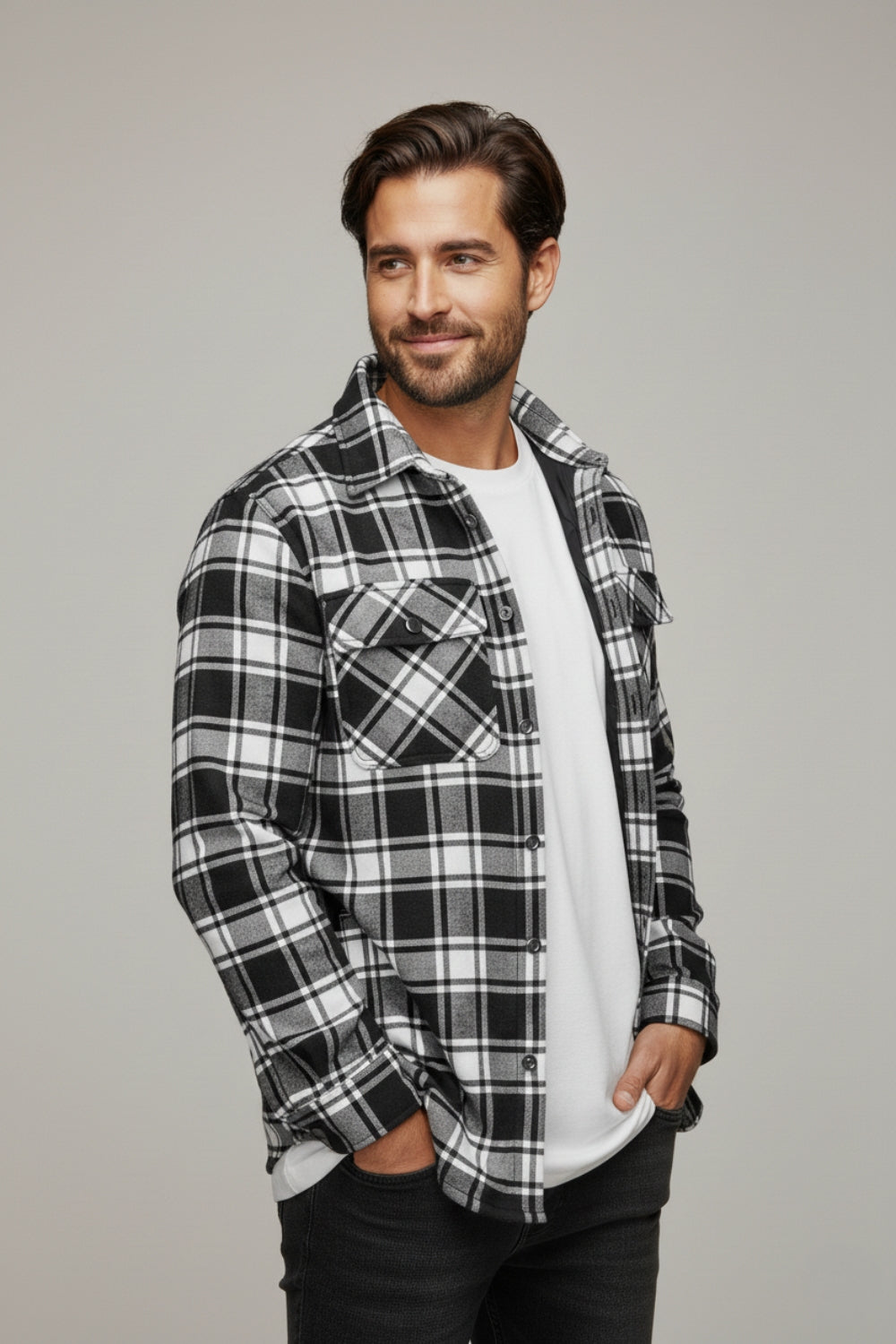 La surchemise noire Highland