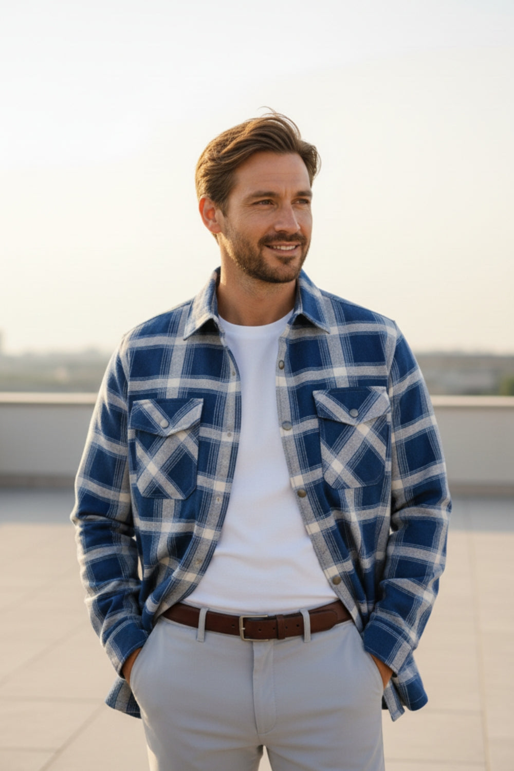 The Highland Blue Overshirt